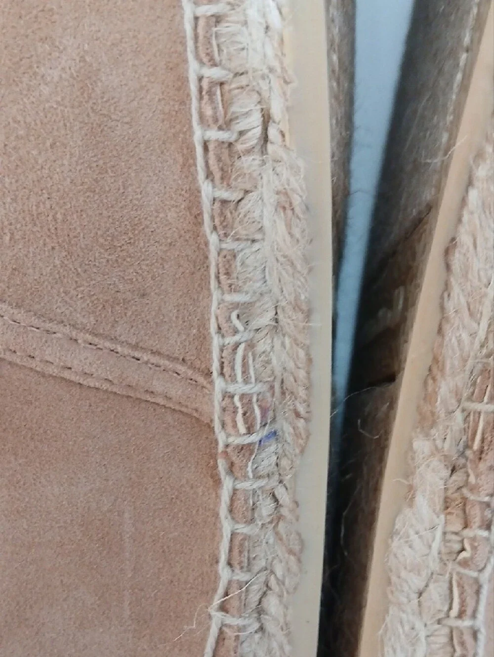 Lauren Ralph Lauren Cognac Suede Espadrille Flats